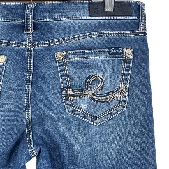 SEVEN7 WOMEN'S SKINNY EASY FIT JEANS - Picture 8 of 15